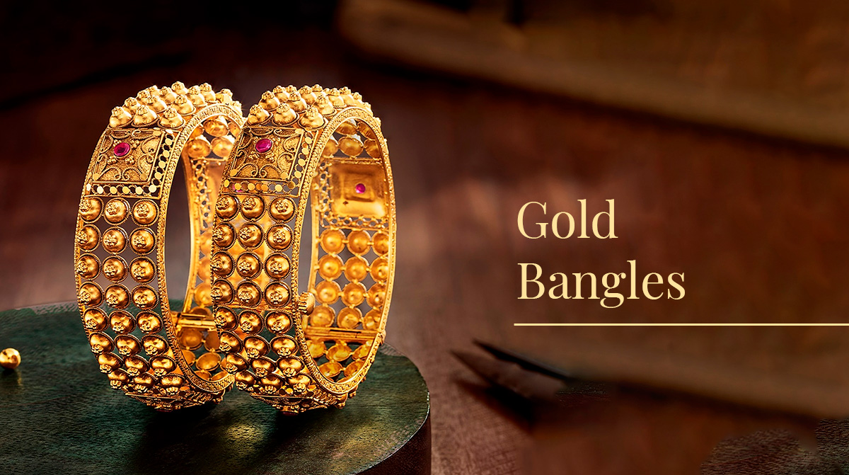 Gold-bangleset